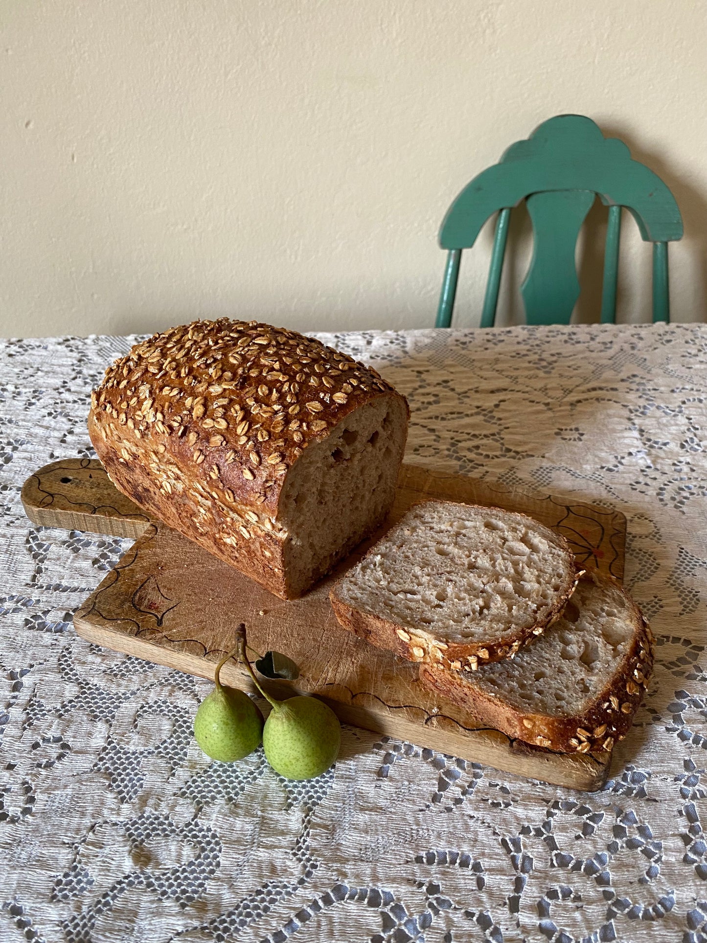 Sourdough Porridge Pan Loaves